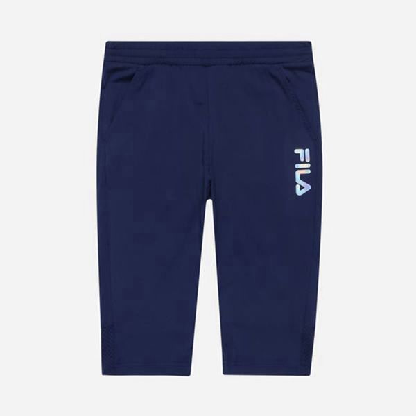 Fila Šortky Detske Námornícka Modrá - Prism Warm Up Fleece Vypredaj - Slovakia 76235-ANWH